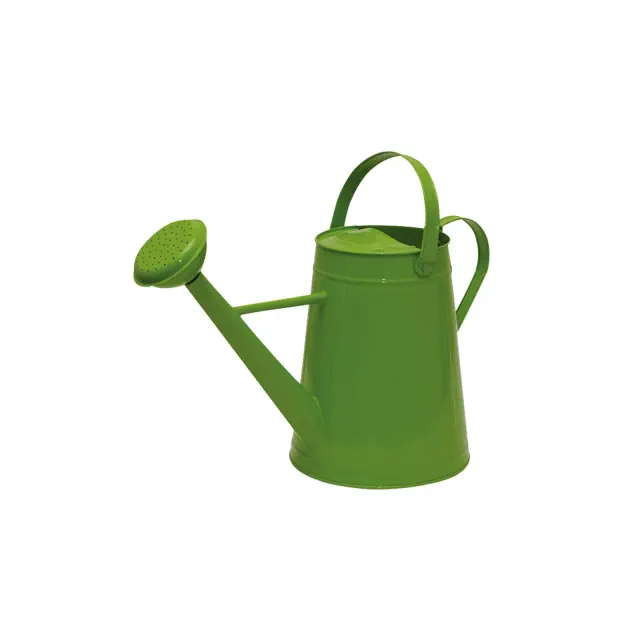 Tierra Garden 1.2 Gallon Green Metal Watering Can