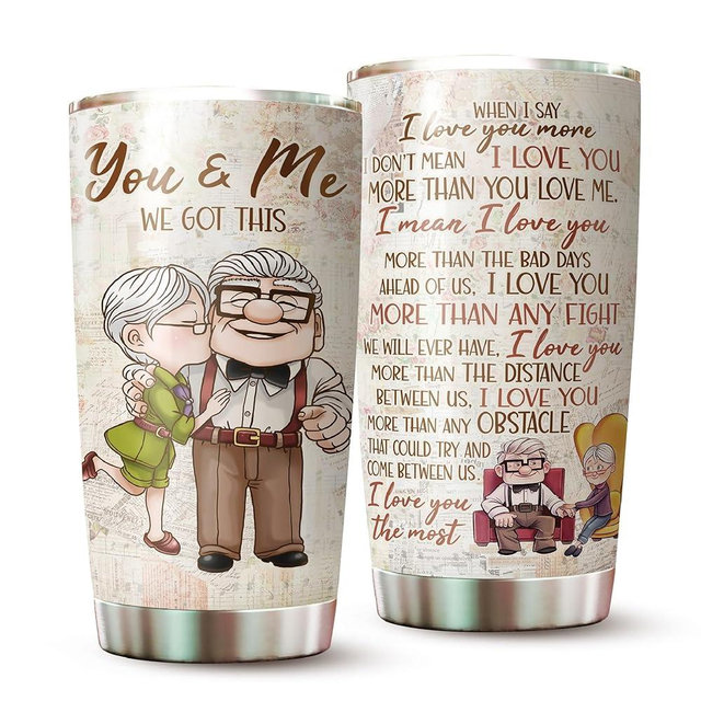 MARSANA Gifts for Her - Valentine Tumbler - Gifts for Couple - Couple Tumbler - Gifts for Wife - Gifts for Anniversary Couple - Couple Cup - Couple Mug - Gifts for Women on Valentine - Tumbler 20 Oz