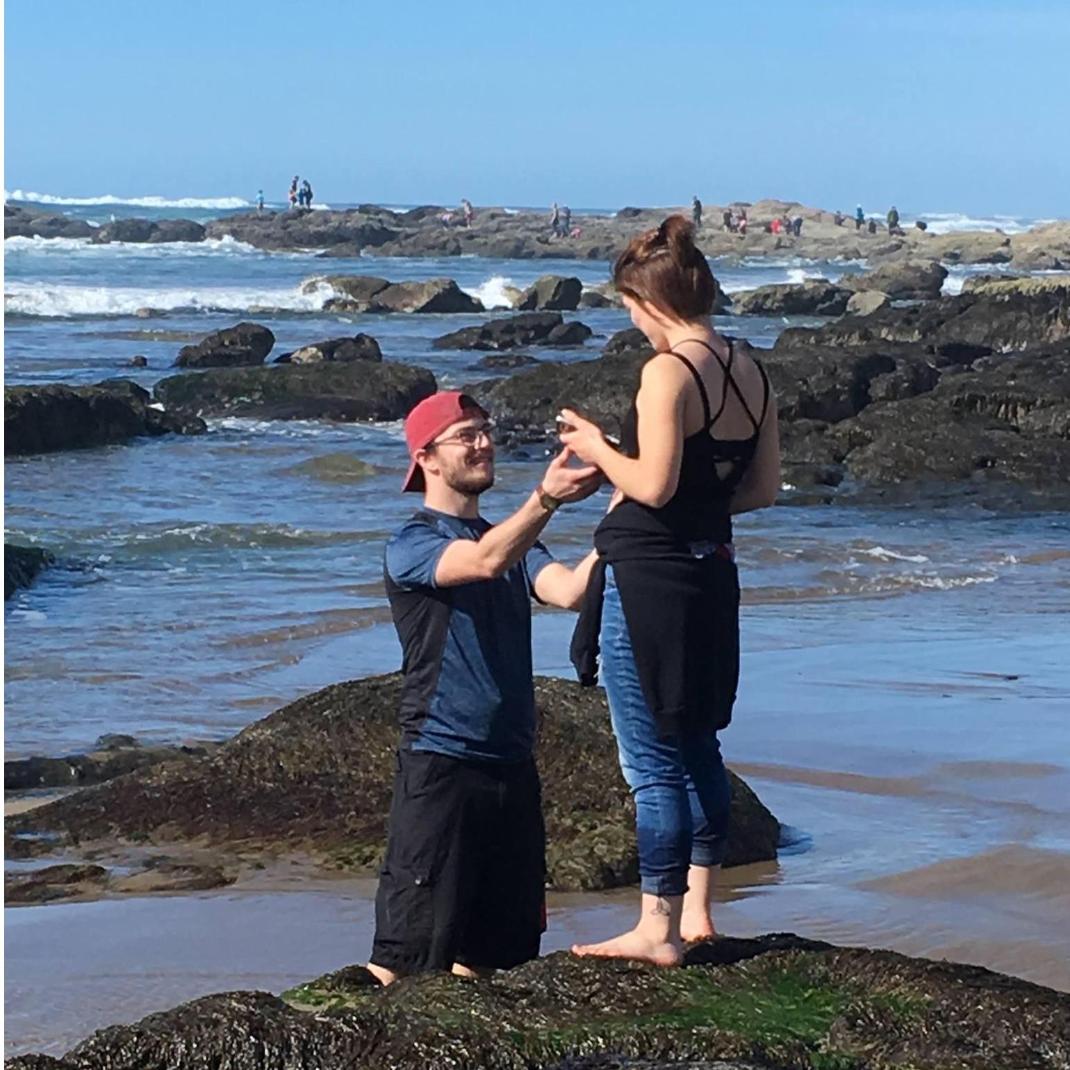 Thanks to Shaely for this fun picture! No this is not a proposal....