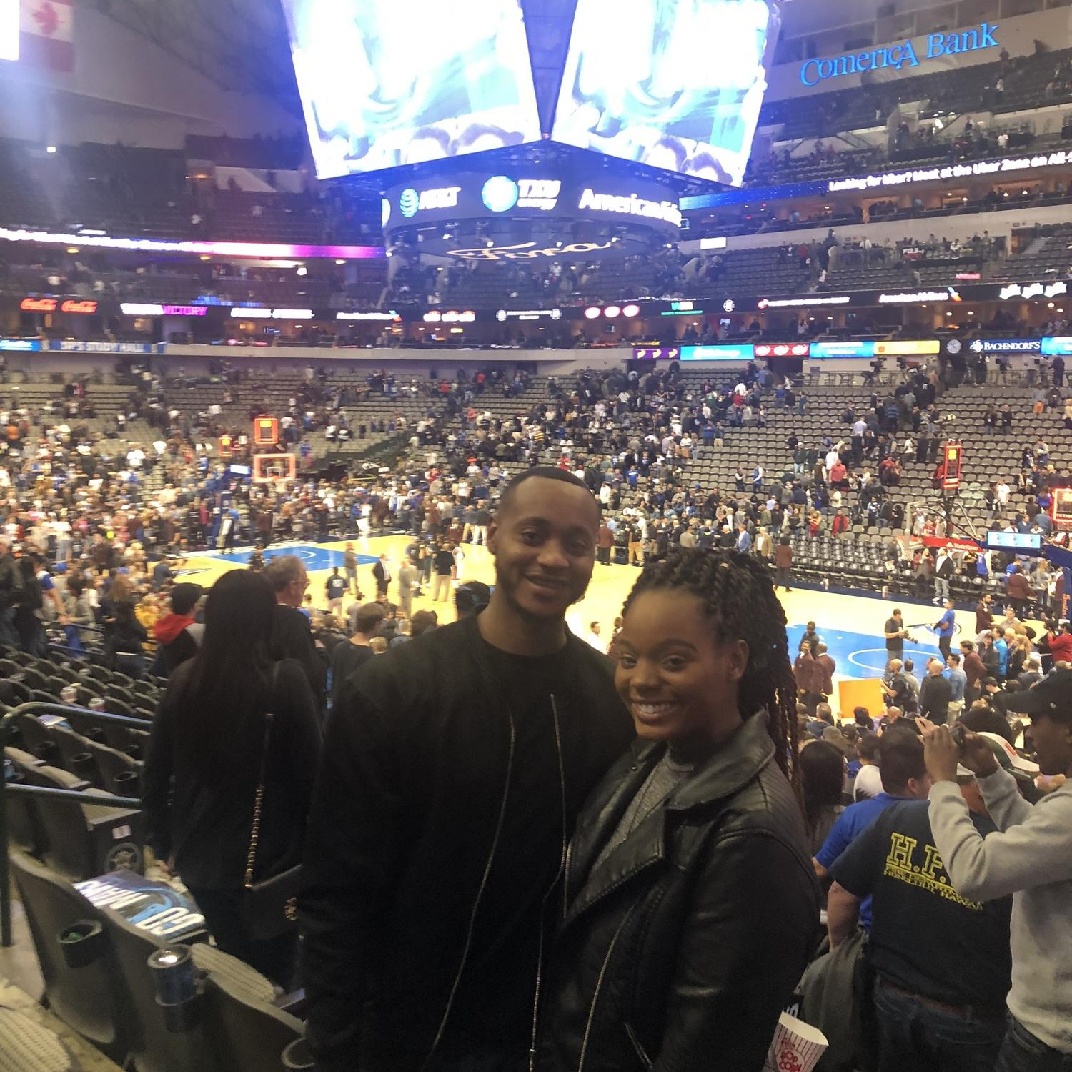 First Date As A Couple(Mavs Game)