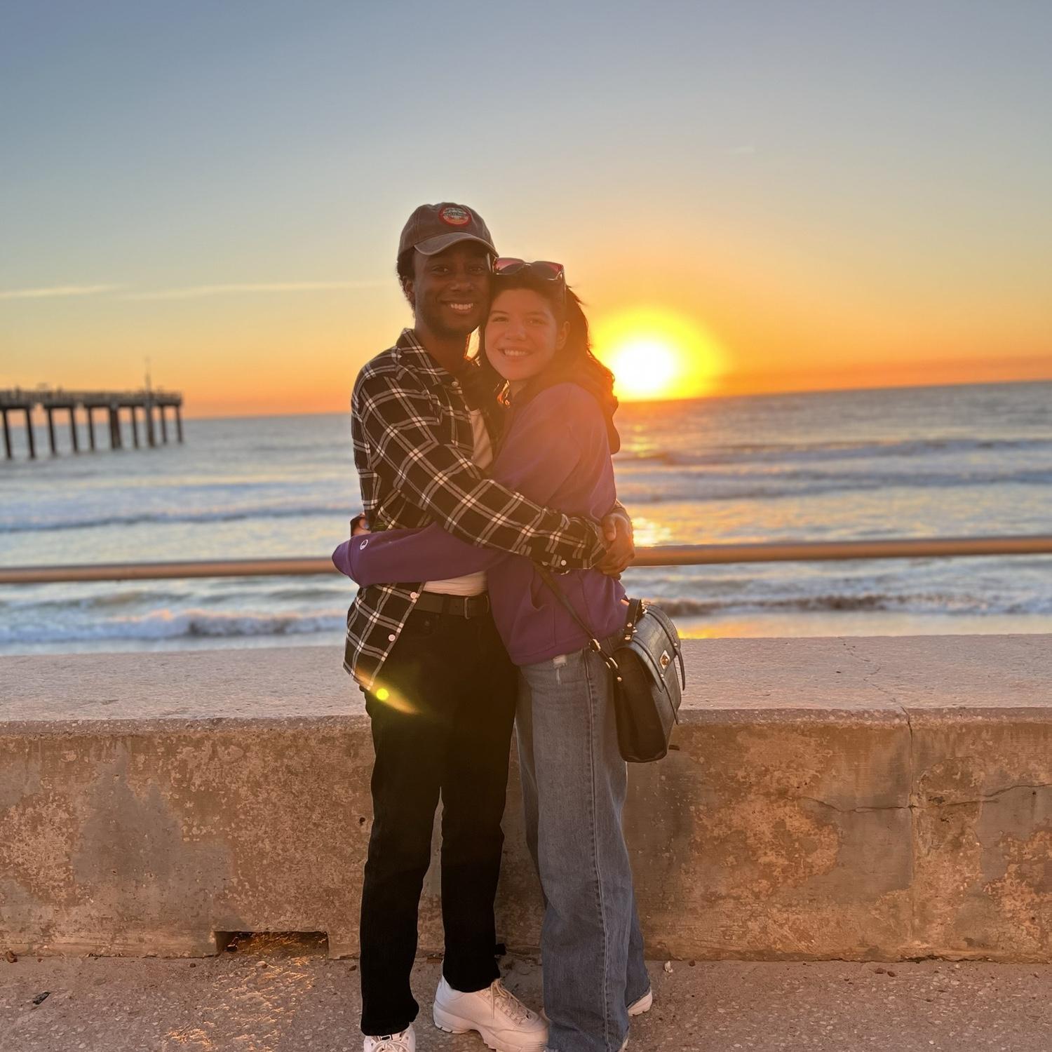 This was snapped during a family trip to Florida. We all woke up really early to watch the sunrise together, It was beautiful.