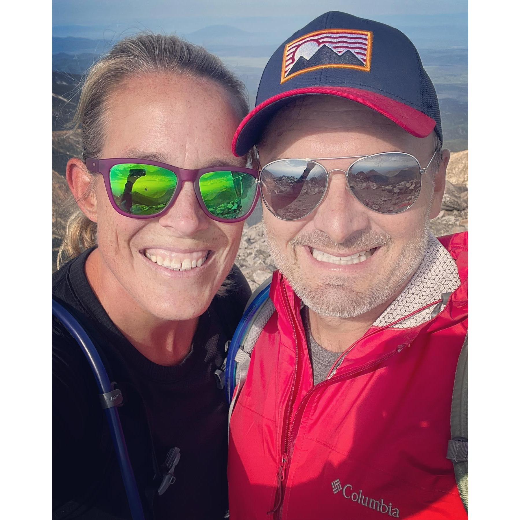 No better place to find love than on top of a 14er