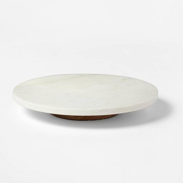 14" Marble Lazy Susan White - Threshold™