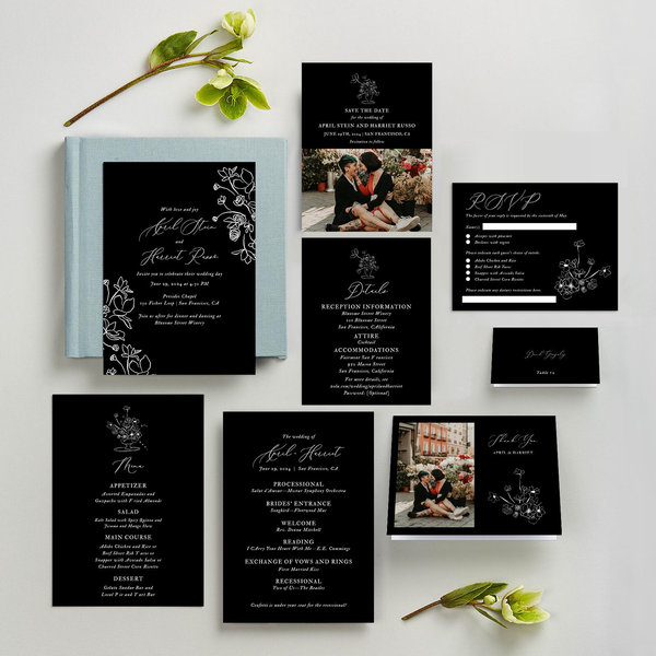 Zola Wedding Invitations - Keole Portrait