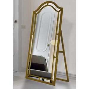 Chic Home FCM2625-US Gale Floor Mirror Free Standing Satin Finish, Traditional - Gold