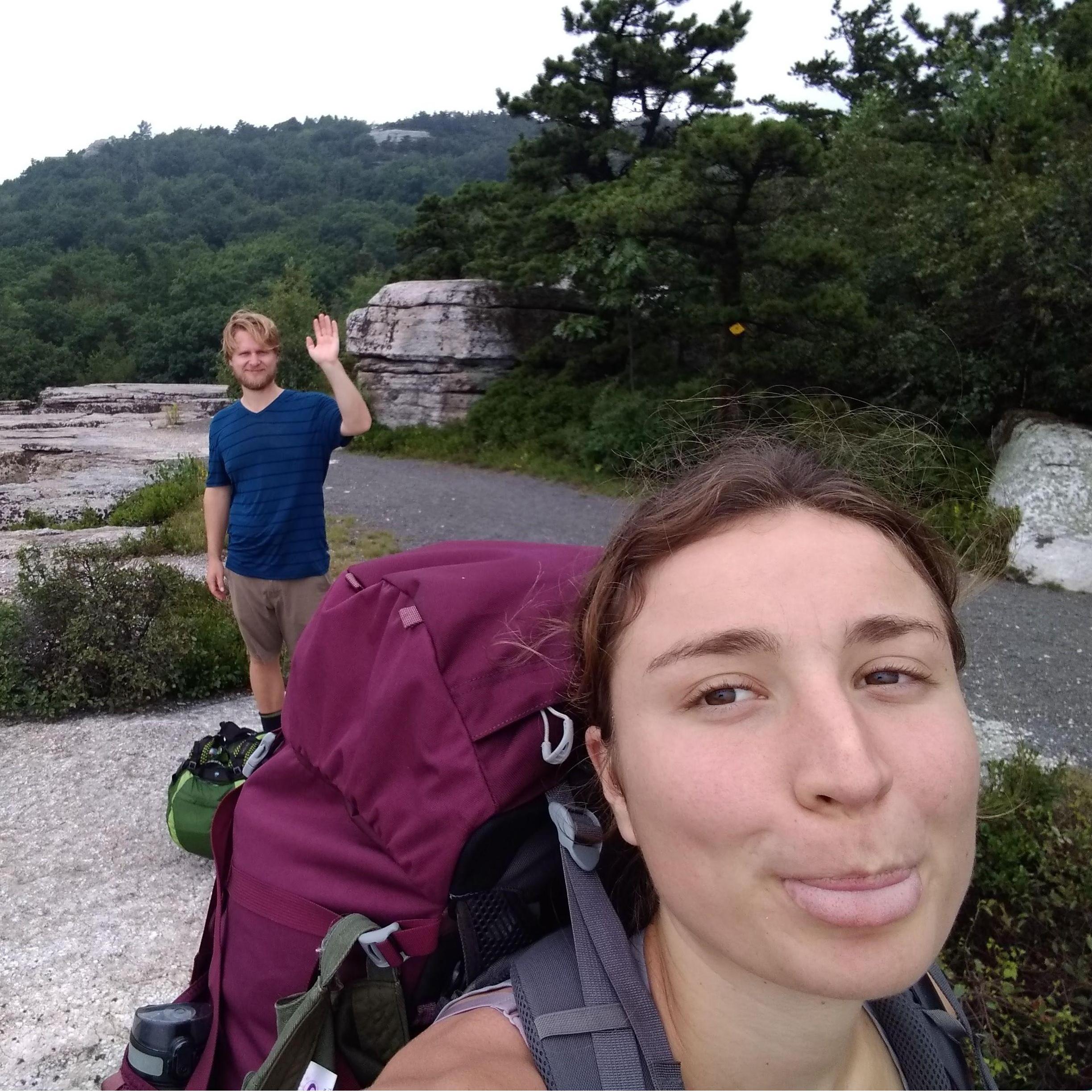 Sometimes we hike and Malou takes selfies