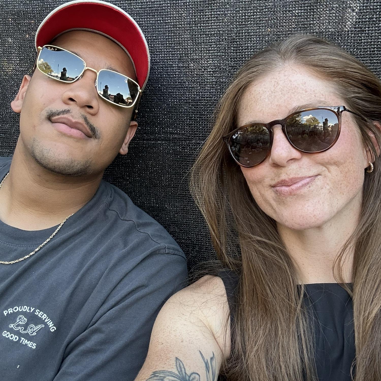 Ryan and Kelly at the Austin City Limits music festival.