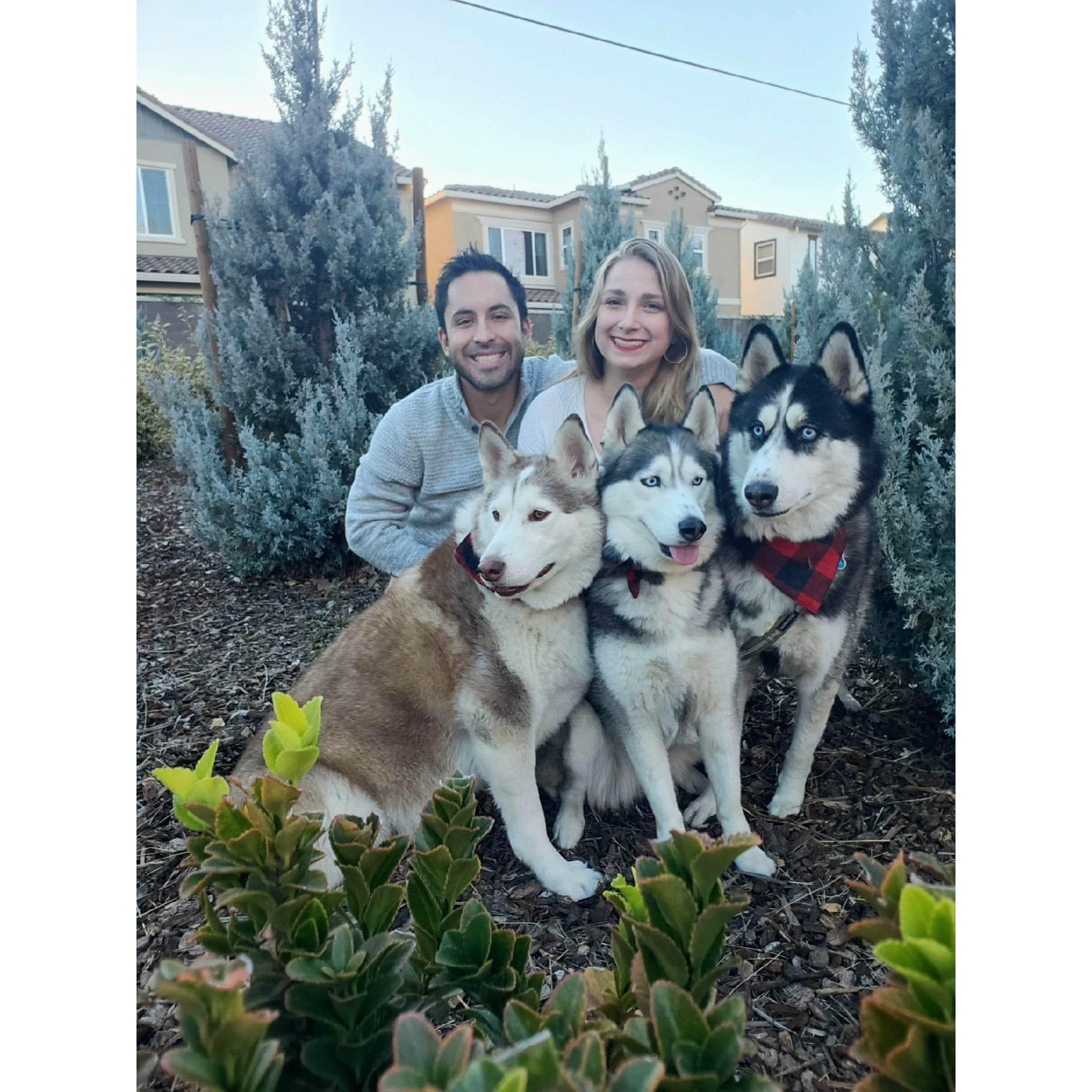 Our first family photo with Rafael (Rafa)