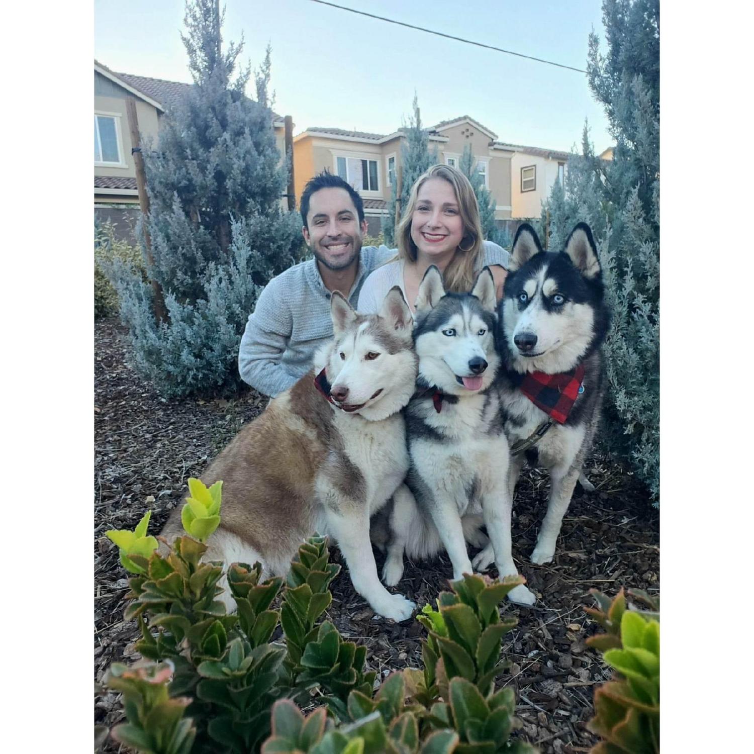 Our first family photo with Rafael (Rafa)