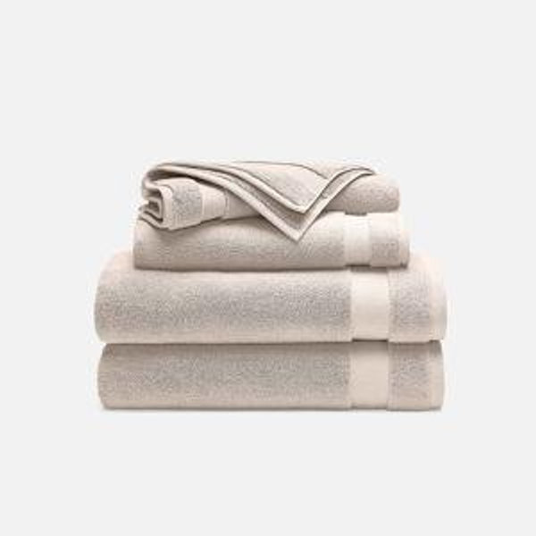 Super-Plush Turkish Cotton Bath Sheet Bundle - Stone