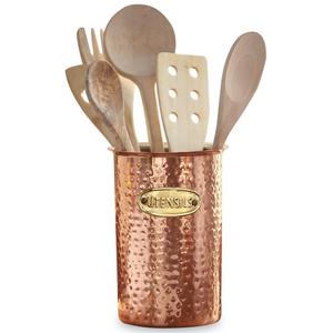 Mud Pie Caddy Kitchen Utensil, Copper