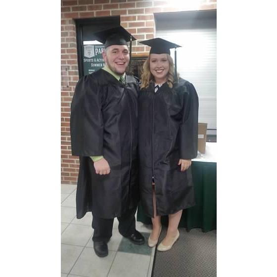 Graduating together with our undergrad at UW-Parkside