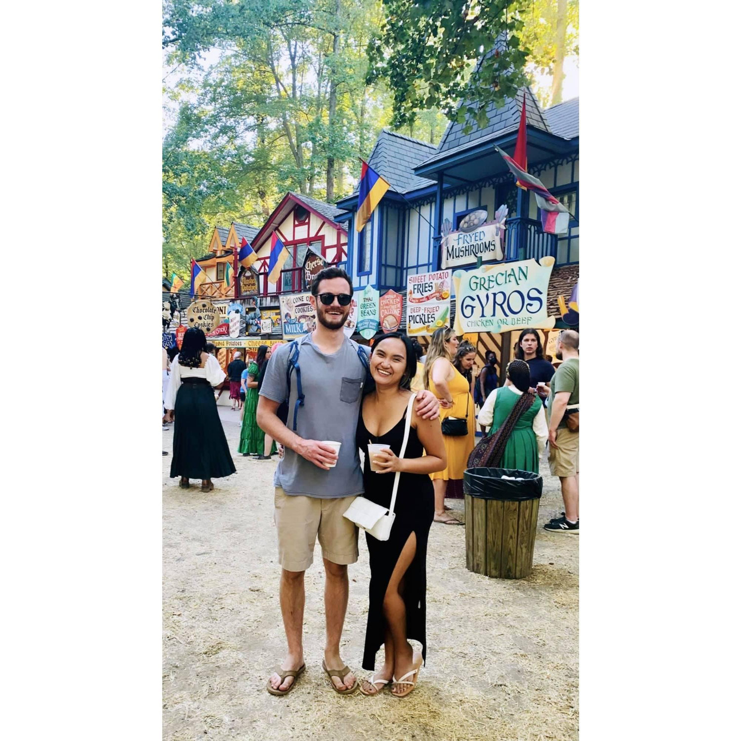 Parker brought Richmina to her first Maryland Rennaissance Festival!