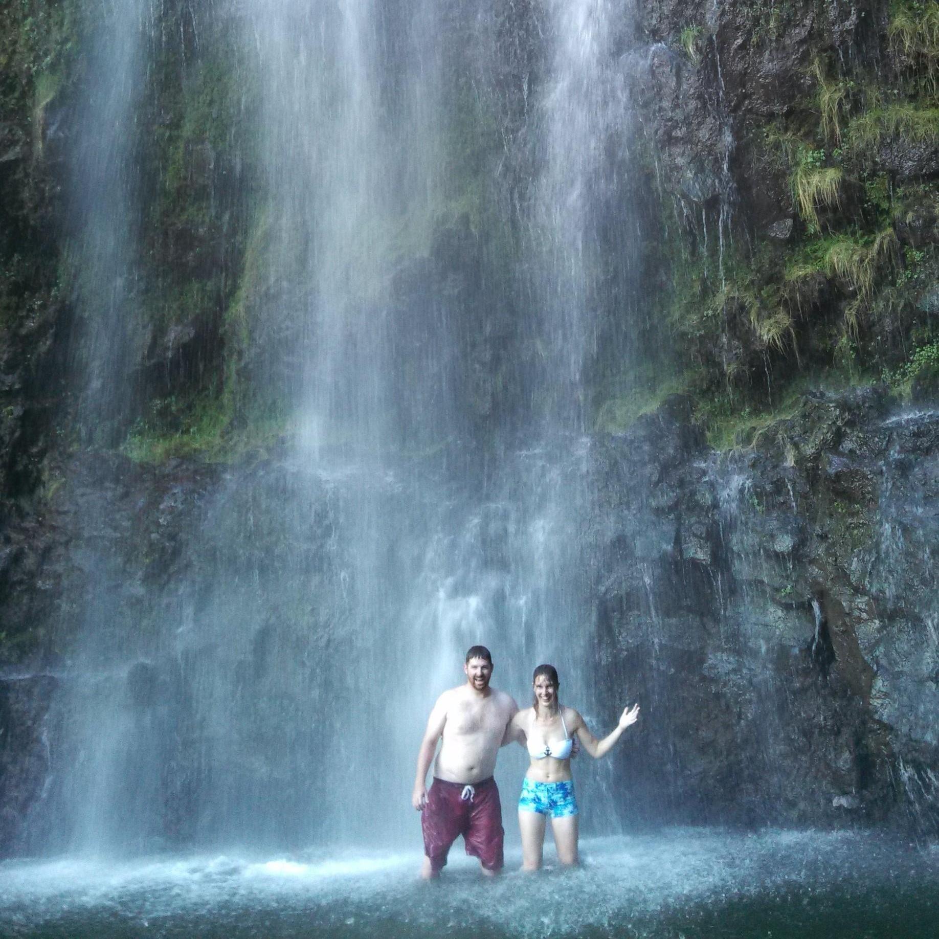 Maui, Hana Highway, our first trip together. 2013