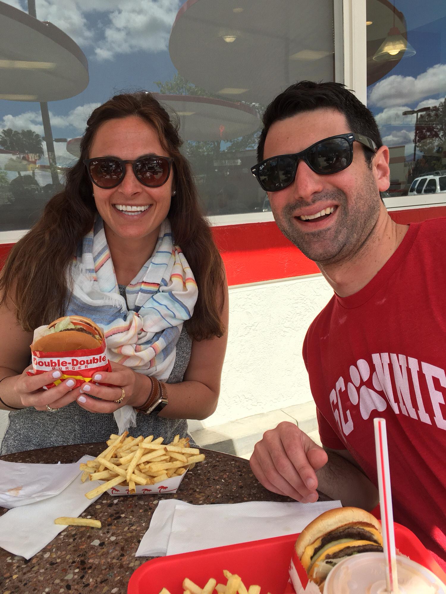 Jenn’s first In N Out experience