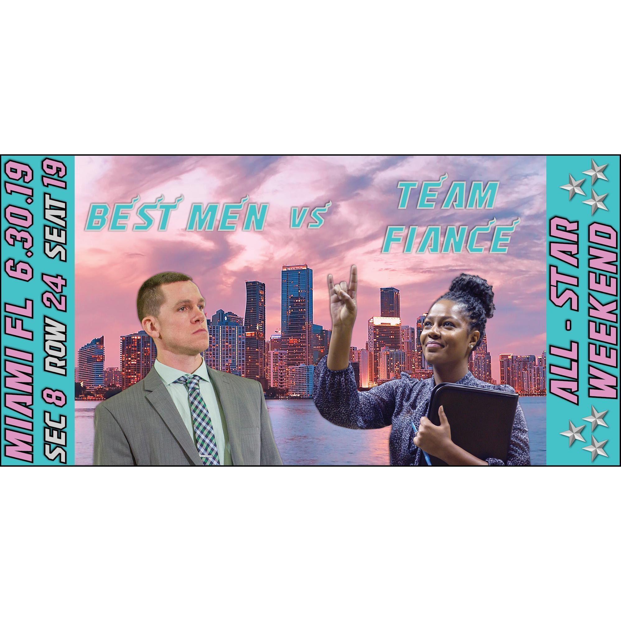 This was our ticket to Miami for our combined bachelor/ette party, we all had a great time