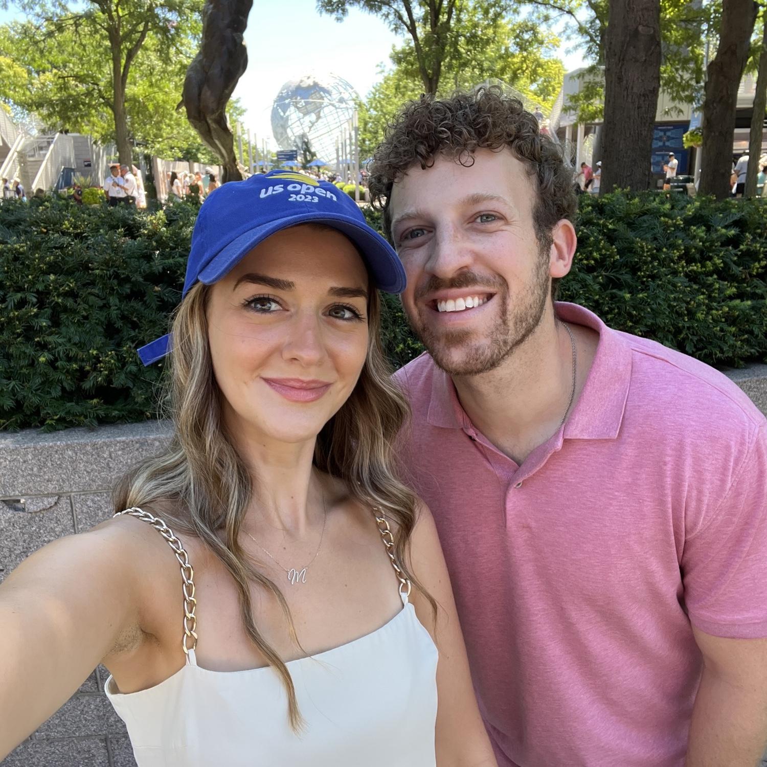 Our second trip to the U.S. Open, re-creating our first trip together. September, 2023.