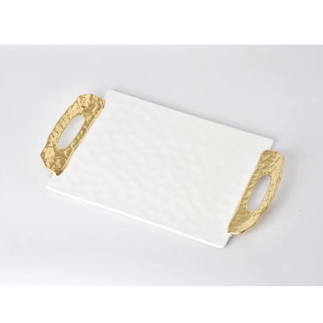 White and Gold - New Texture Tray