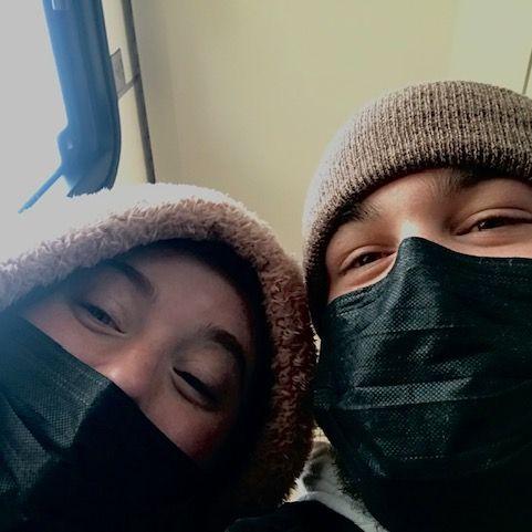 Riding up Pike's Peak in Colorado