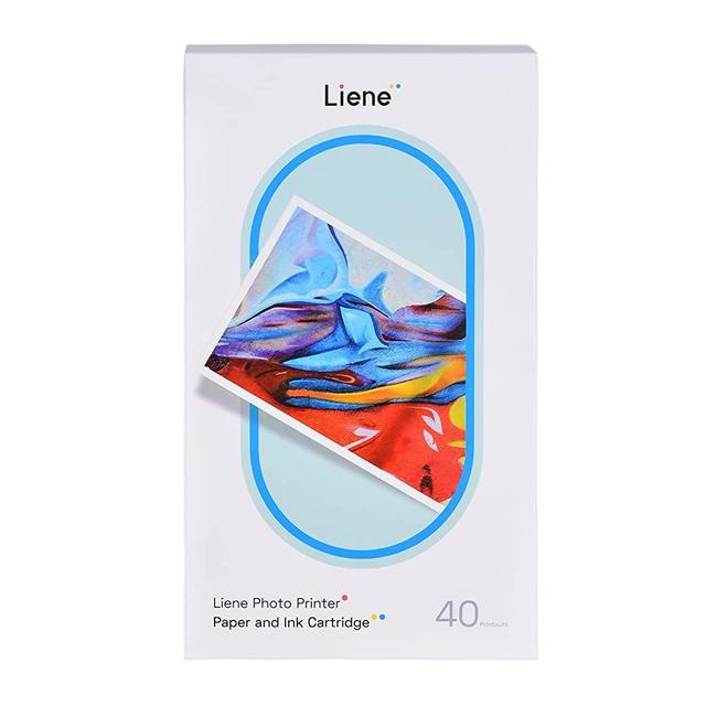Liene Photo Printer Paper 40 Sheets Refill Pack, Model SD-22