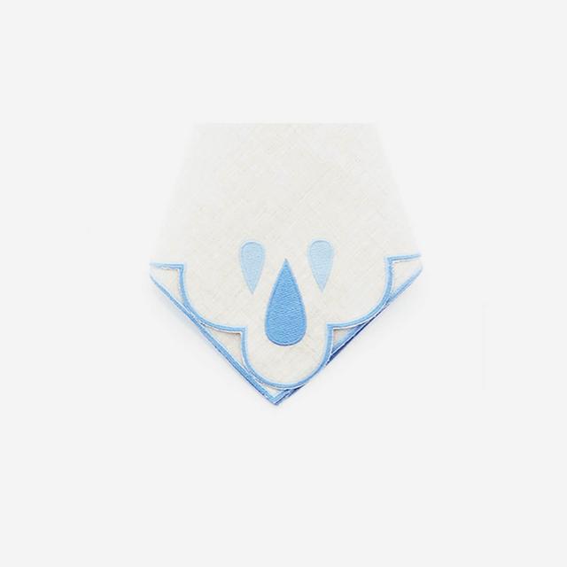 Blue Drops Dinner Napkin - Set of 4