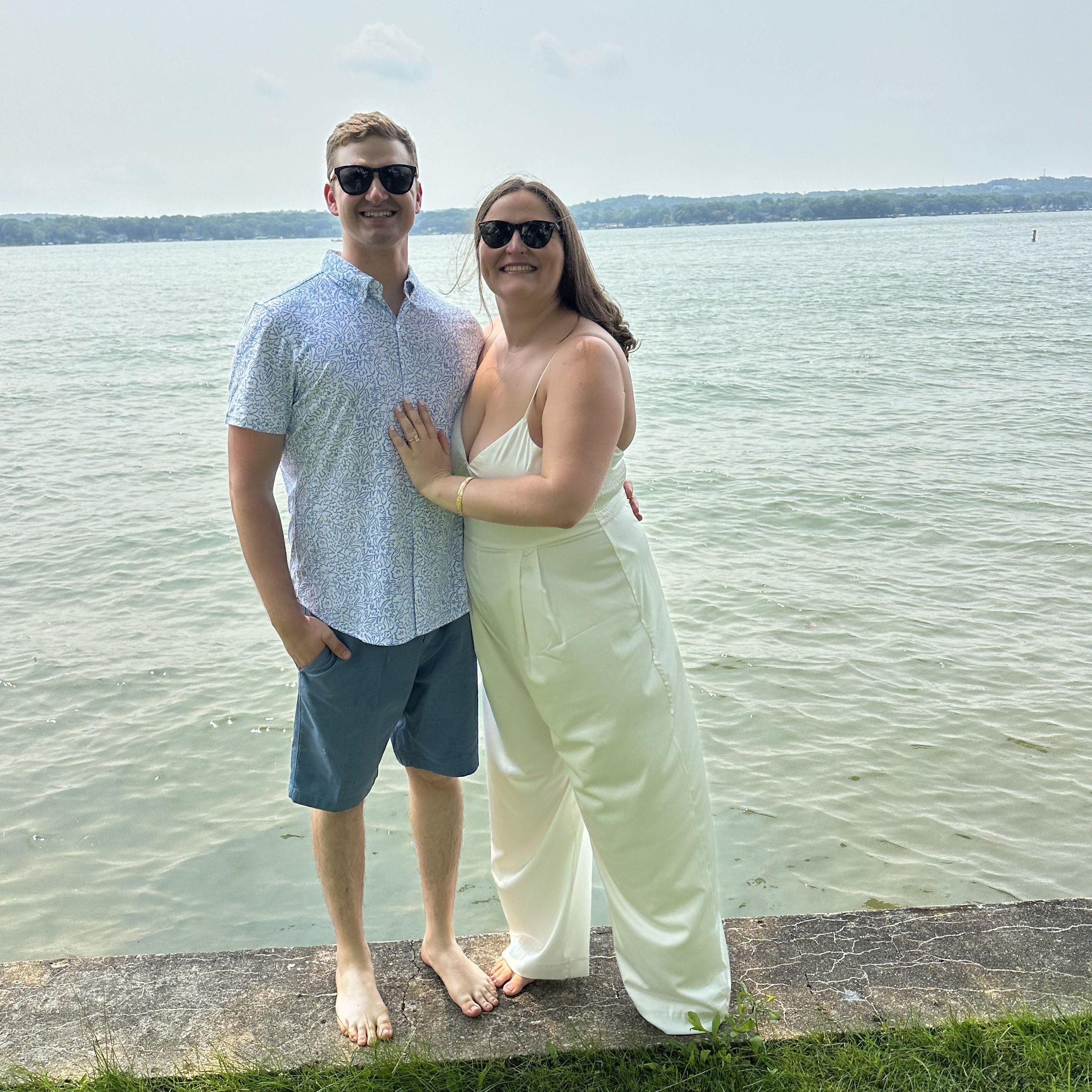 Celebrating our Engagement with Family & Friends in Pewaukee, WI
