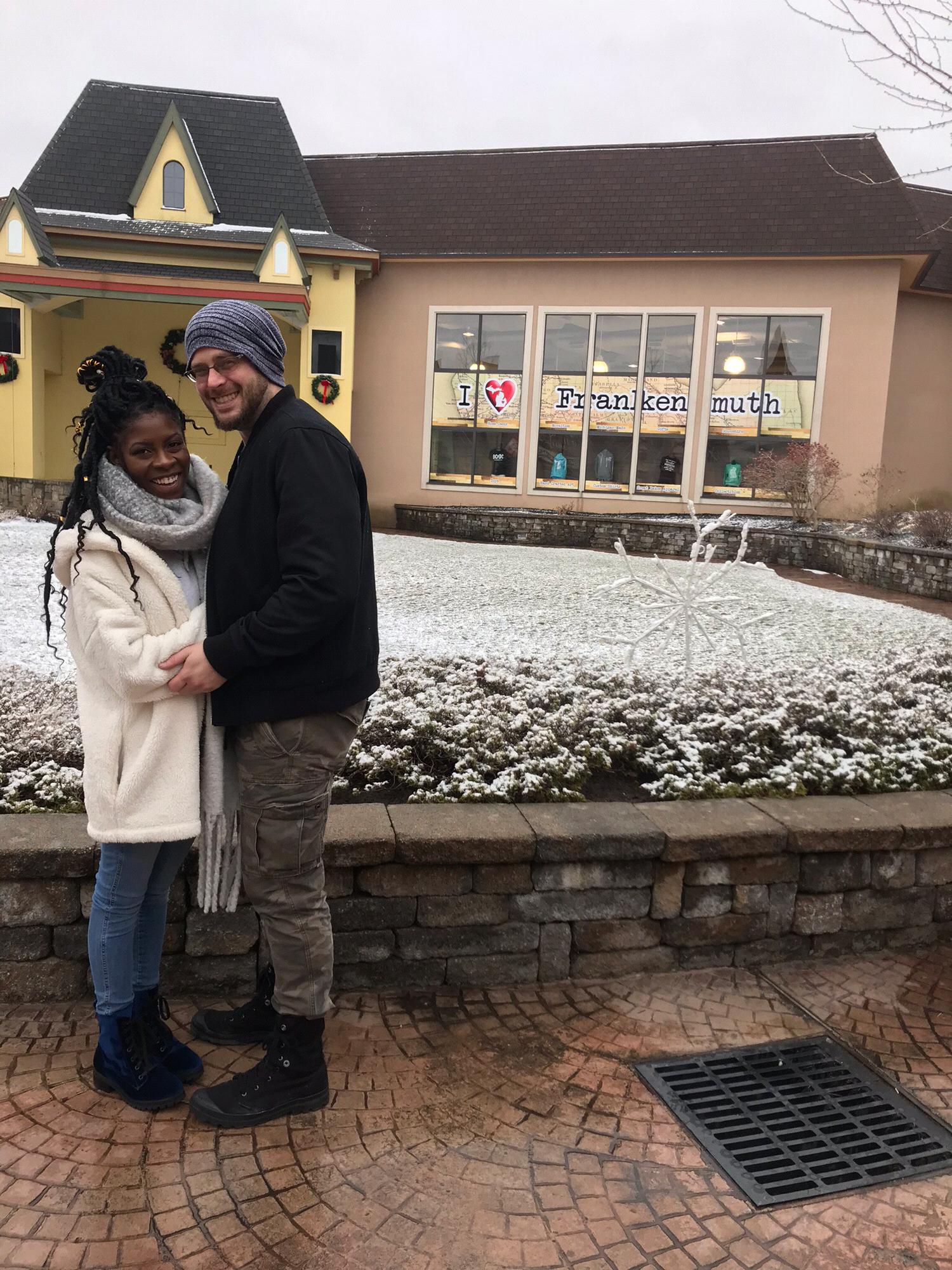 Our first getaway. Jon surprised me with a mini trip to Frankenmuth Mi for my birthday