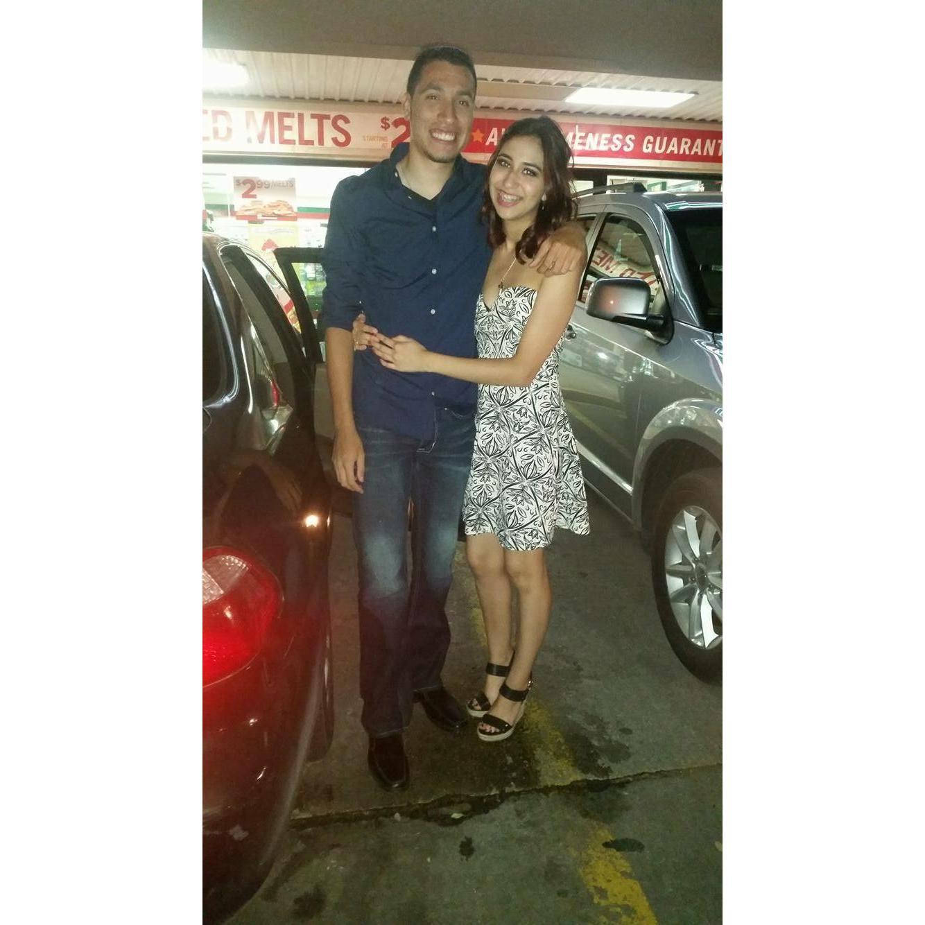 Our first date in 2016