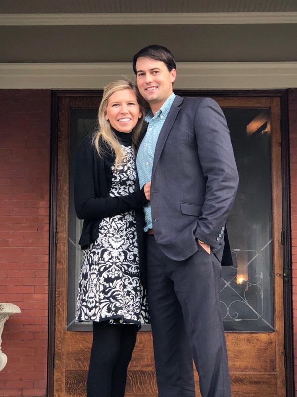 Our first wedding together