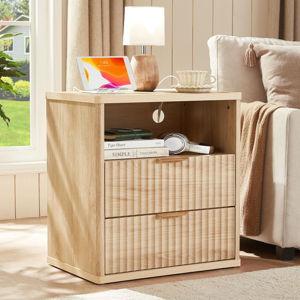 Bamboo Fluted Nightstand(s)