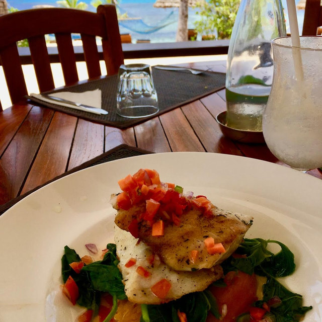 Dinner on Waya Island