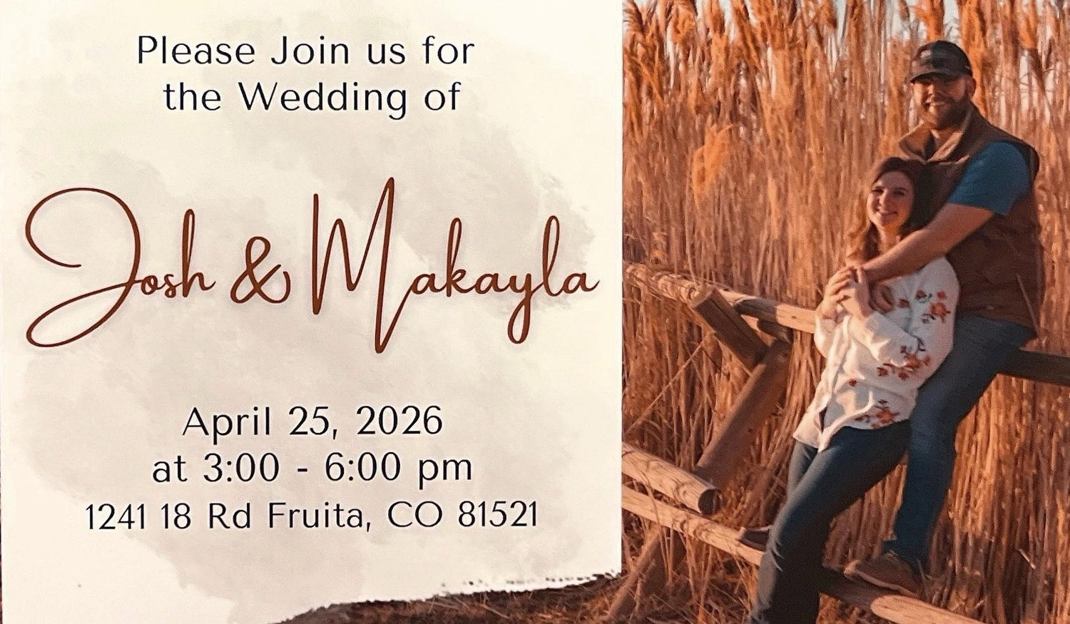 The Wedding Website of Makayla Gibb and Joshua Seglem