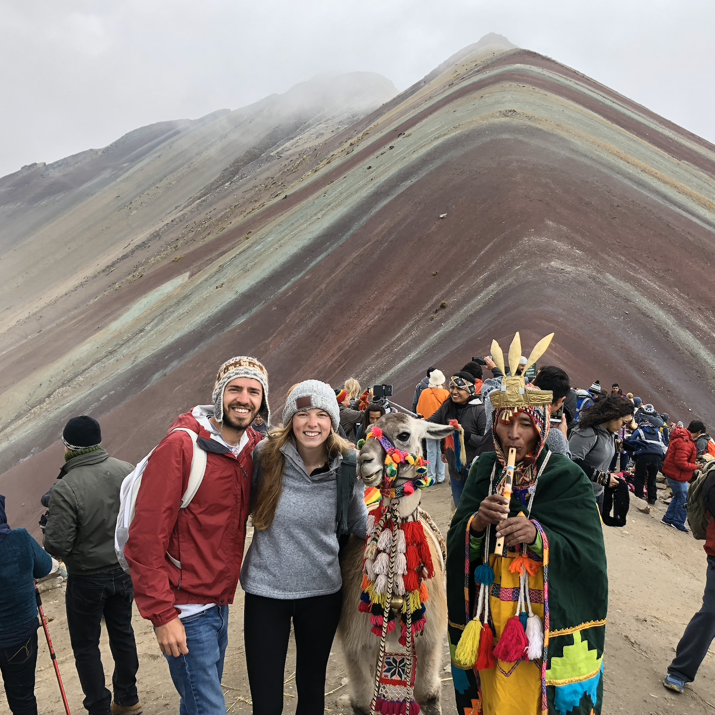Rainbow Mountain in Peru
