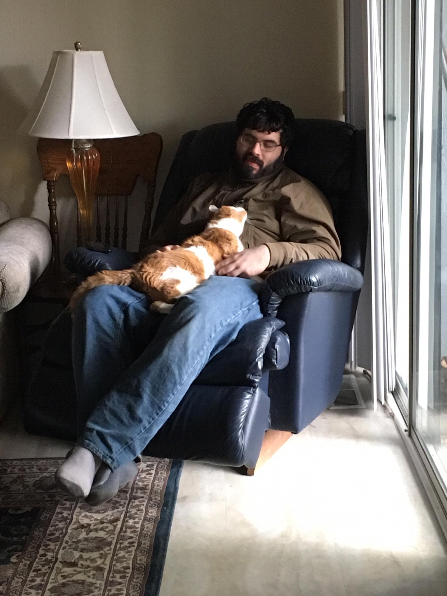 Ryan shares an adoring gaze with his one true love.