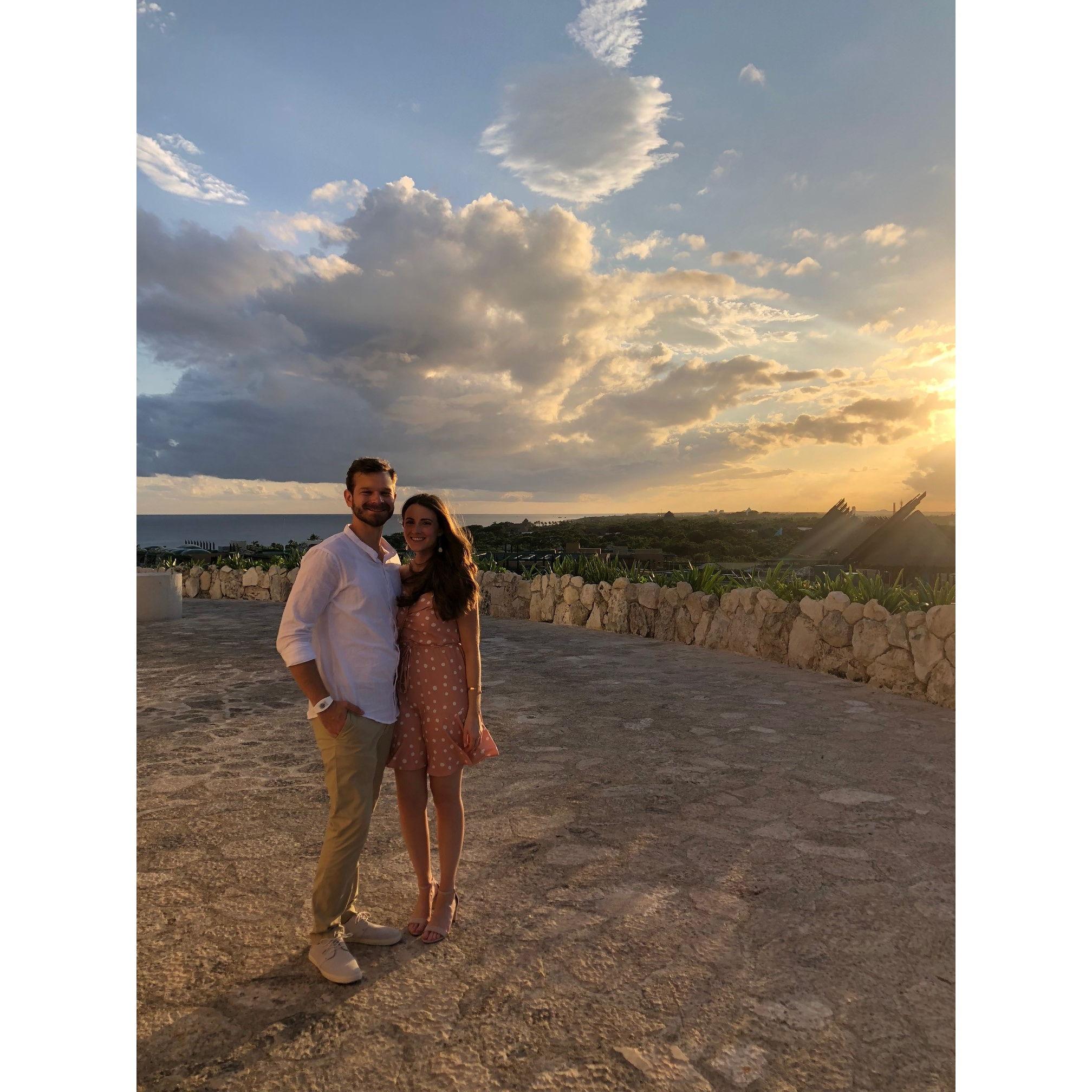 In Mexico for Kelly and Cesar's wedding.