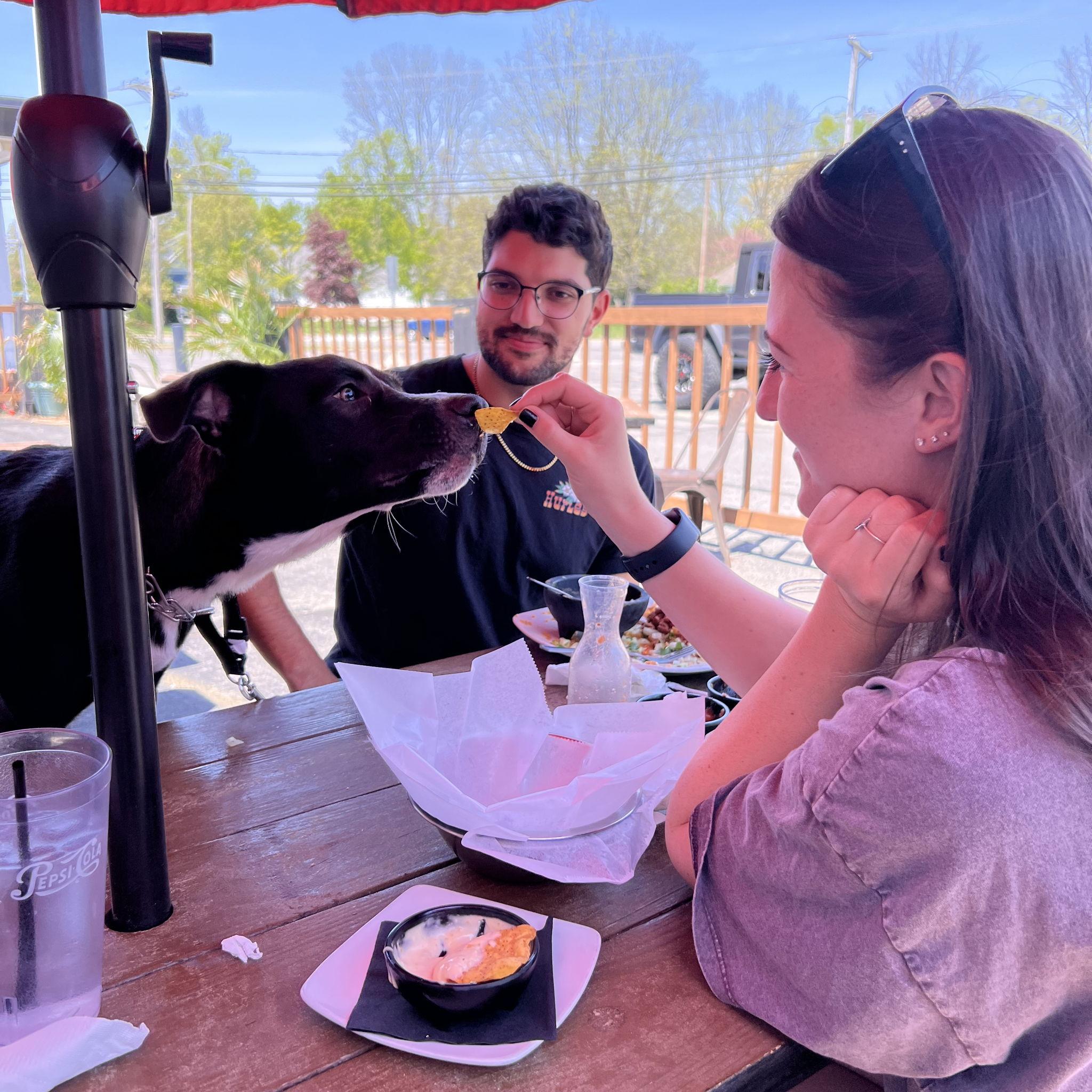 At our favorite happy hour in Toledo