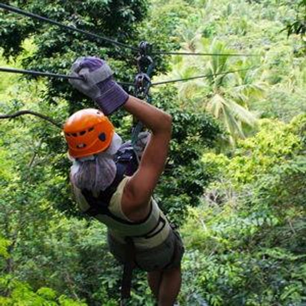Ziplining for 2- St Lucia