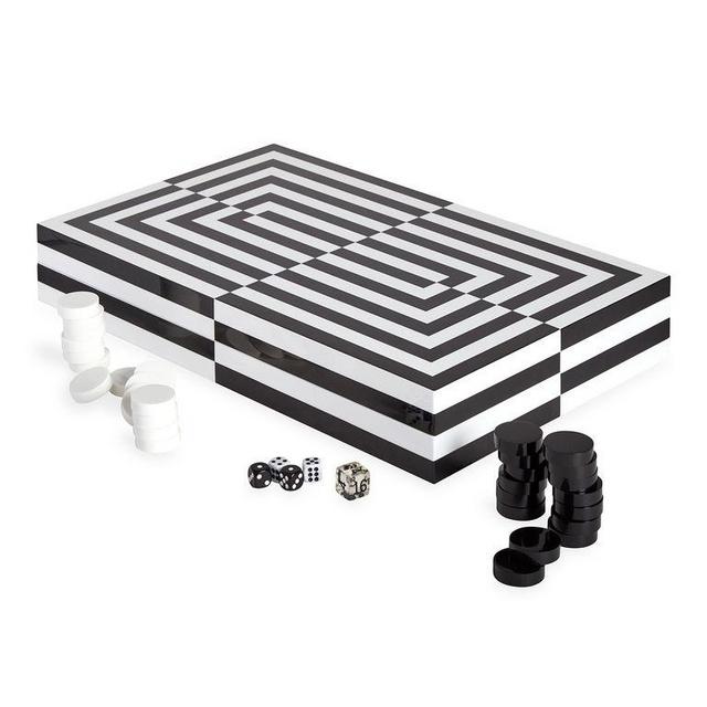 Op Art Backgammon Set