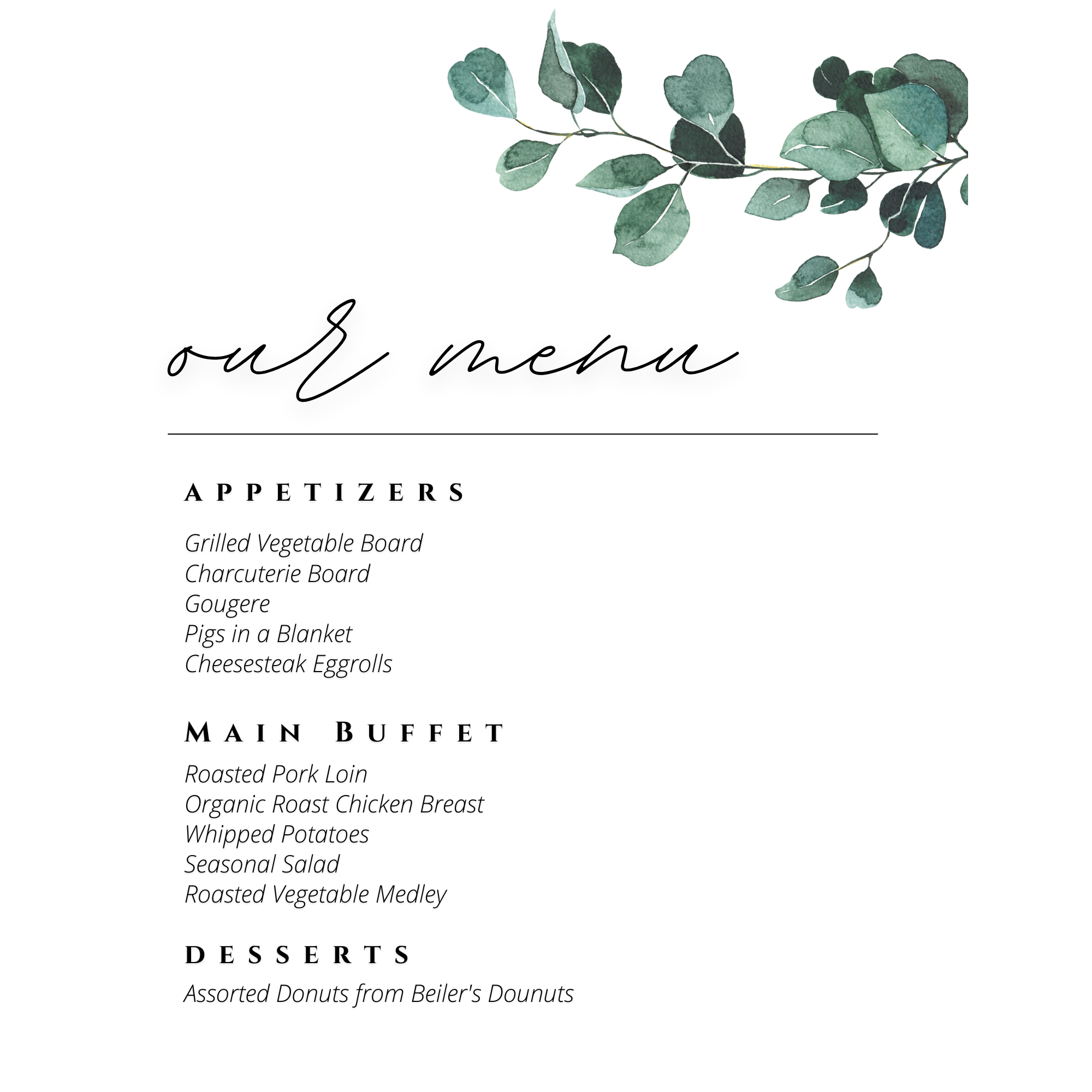 Food Menu