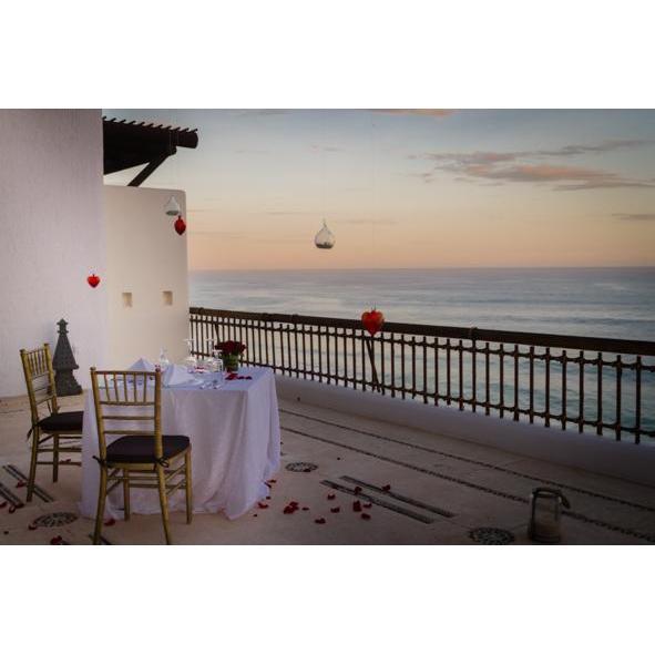 Dinner after proposal in Cabo @ The Marquis Hotel