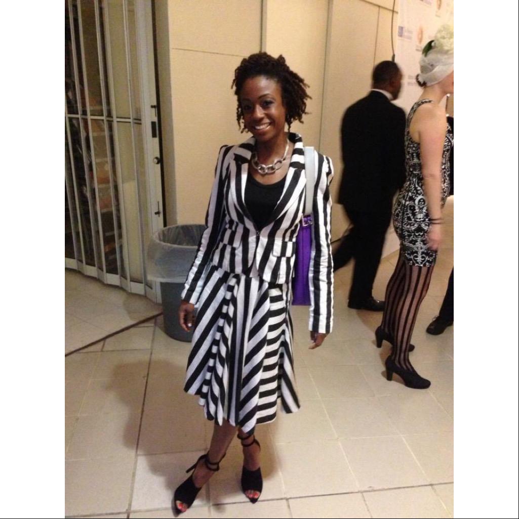 This is the picture that was on my match profile that he fell in love with.  I took this picture in 2013 at a Black and White party at the Museum of Fine Arts of which I won best dressed.