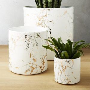 palazzo marbleized planters (medium)