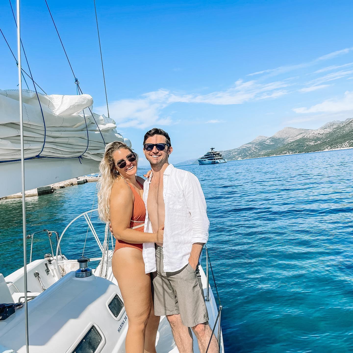 Sailing around Croatian isles