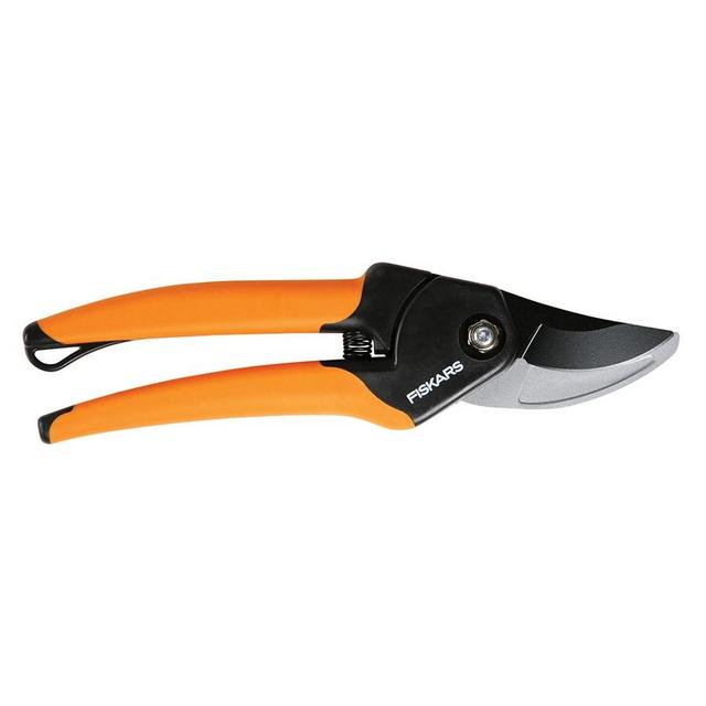 Fiskars Carbon Steel Bypass Hand Pruner with Standard Handle