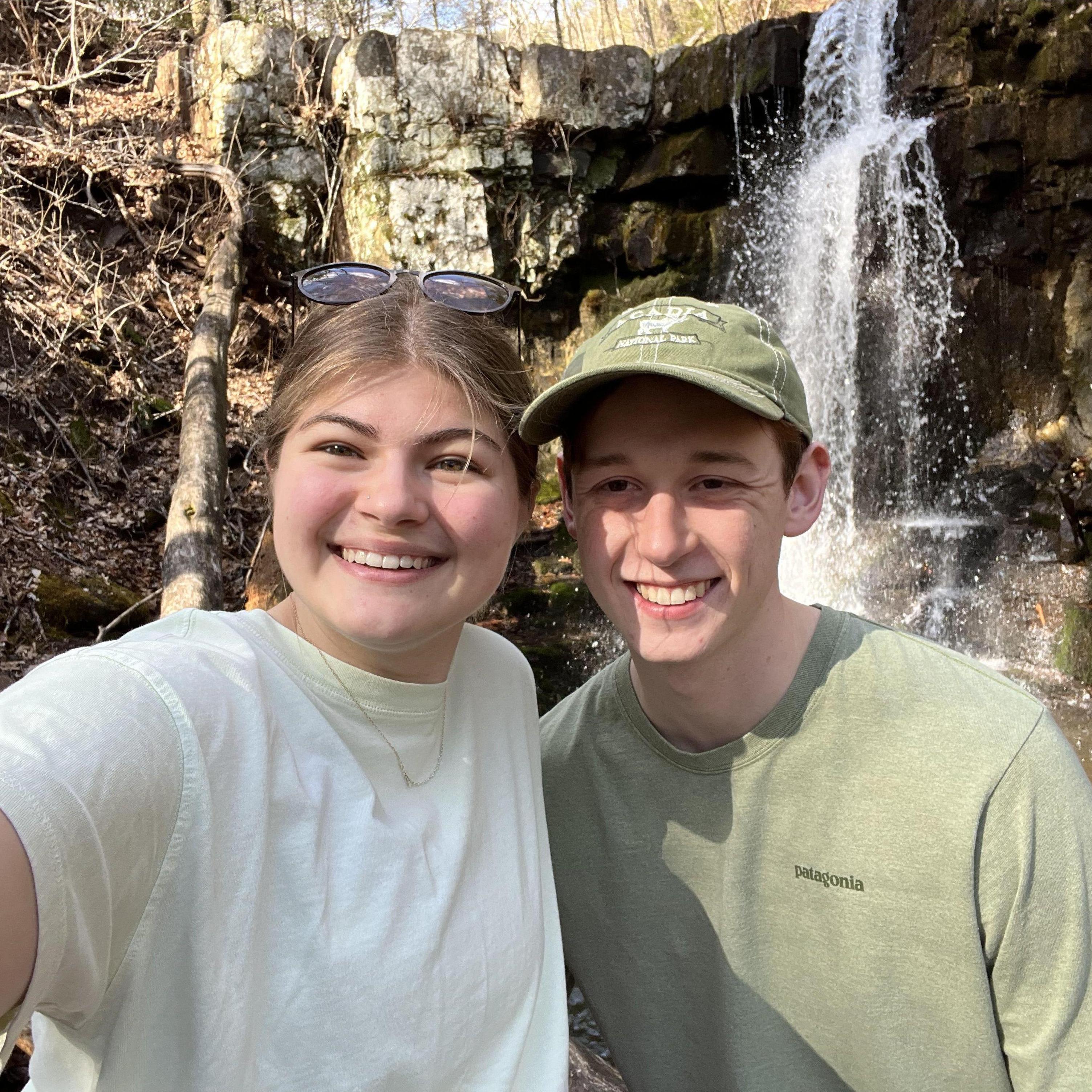 Another hiking day near JMU! Daniel loves the waterfalls!