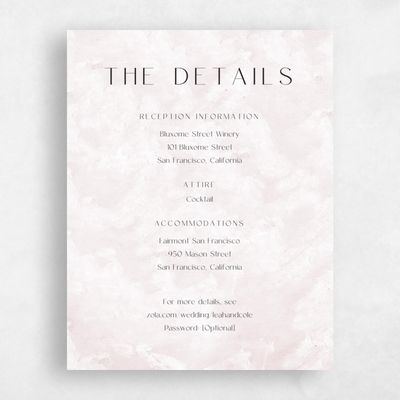 Blush, Pink Wedding Enclosure - Sorrentine