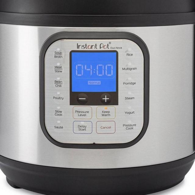 Instant Pot Duo Nova 6 quart 7-in-1 One-Touch Multi-Use Programmable Pressure Cooker with New Easy Seal Lid – Latest Model