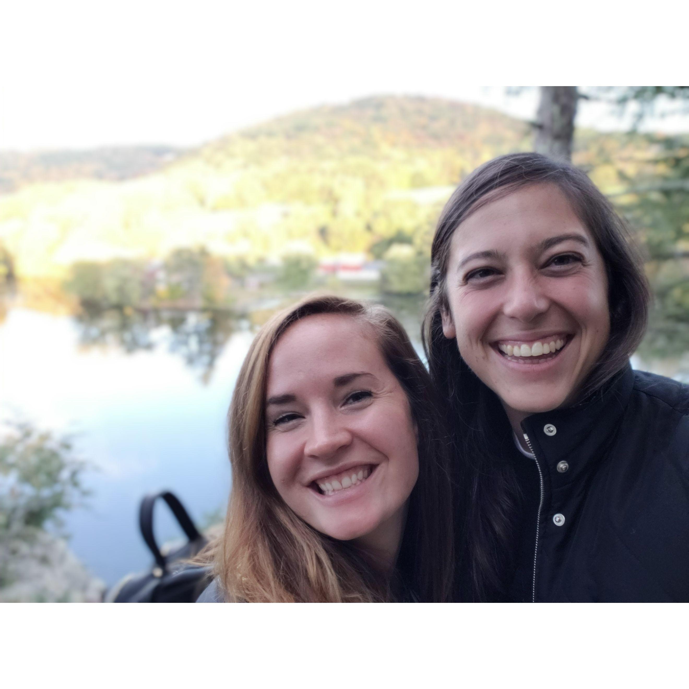 A swing through Lover's Leap during our trip to nearby Washington Depot, Connecticut.