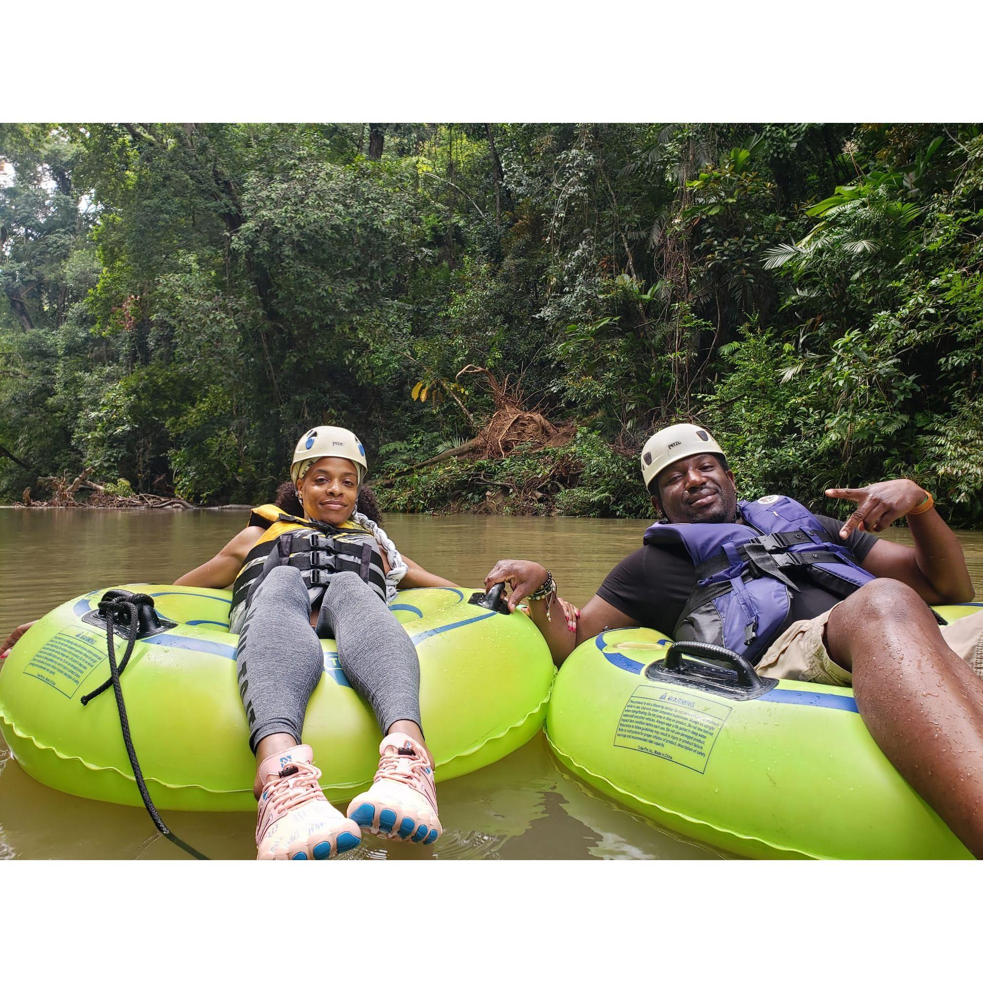 Tubing in Cave's Branch River 2022