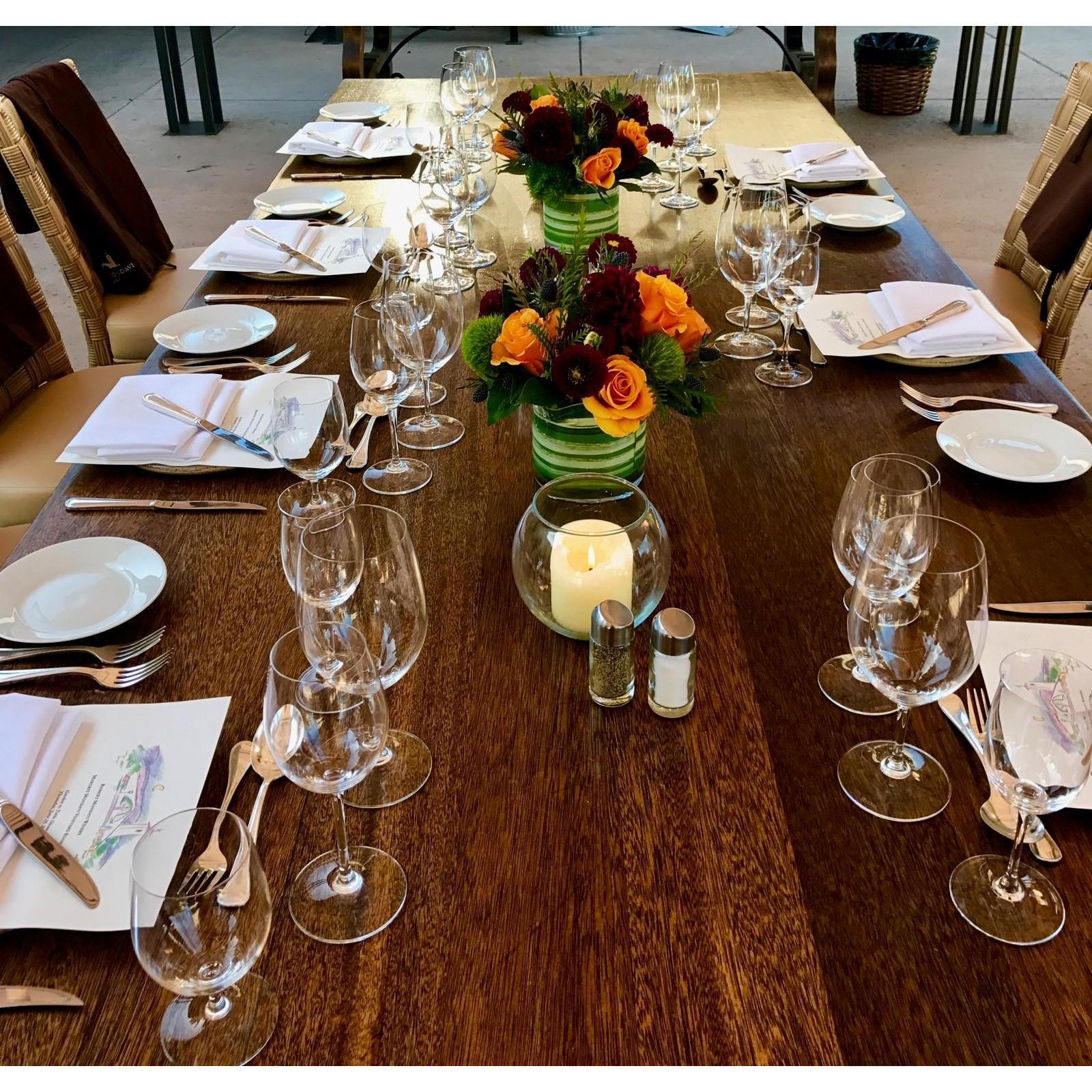 Magical Birthday experience for the man who stole my heart. A very special Garden to Table Dinner under the Sun, Moon & Stars with views of the To Kalon Vineyards and Mayacamas Mountains - Napa Valley